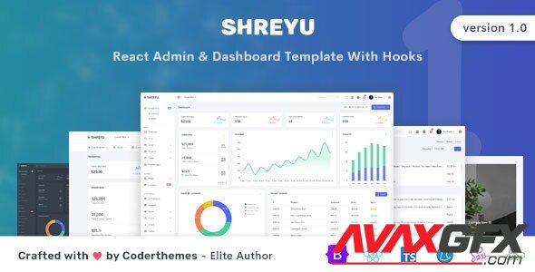 ThemeForest - Shreyu v1.0 - React Admin & Dashboard Template - 34907438