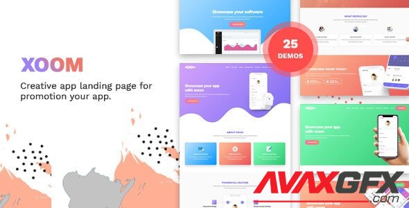 ThemeForest - XOOM v1.0 - App Landing Page - 21424097