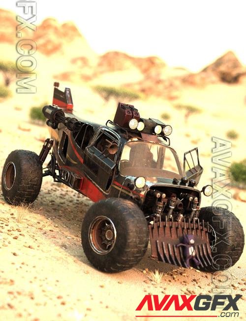 Wasteland Plane Car