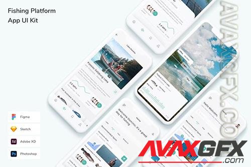 Fishing Platform App UI Kit QZK9FKA