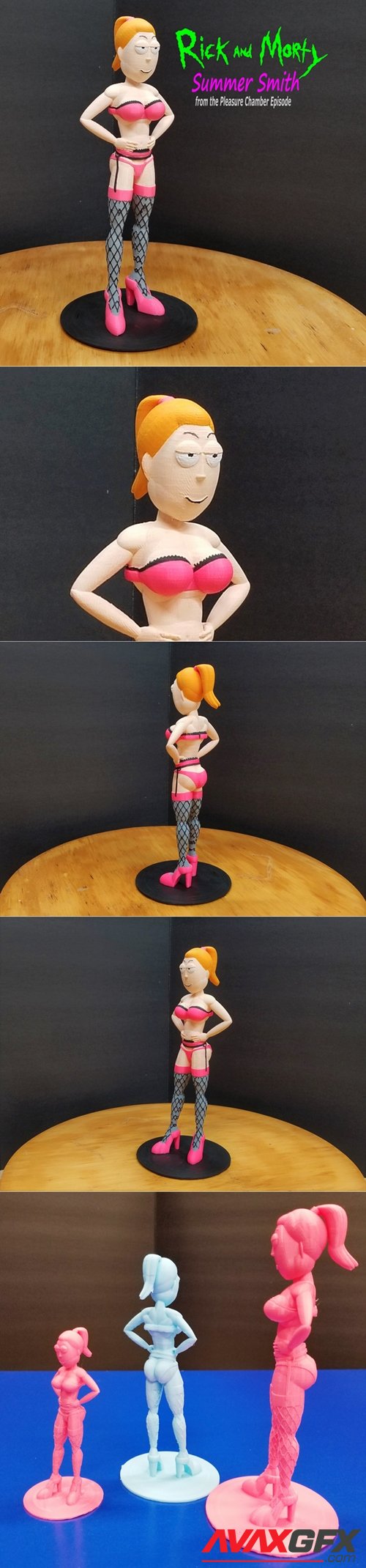 Summer smith from Rick and Morty pleasure chamber episode – 3D Printable STL