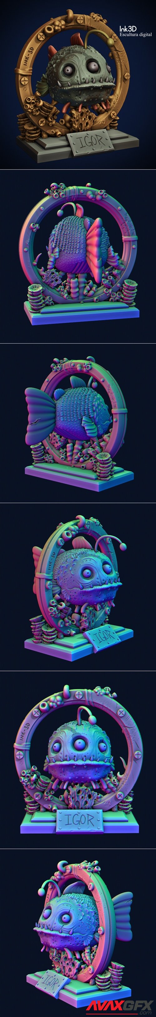 Igor Fish – 3D Printable STL