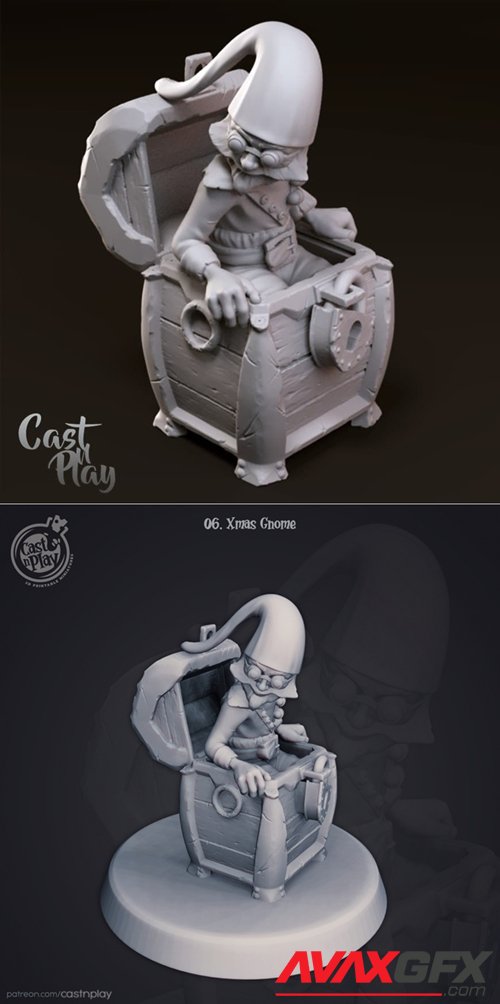 xMas Gnome – 3D Printable STL