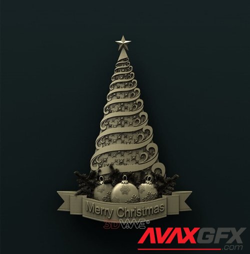 Christmas tree – 3D Printable STL