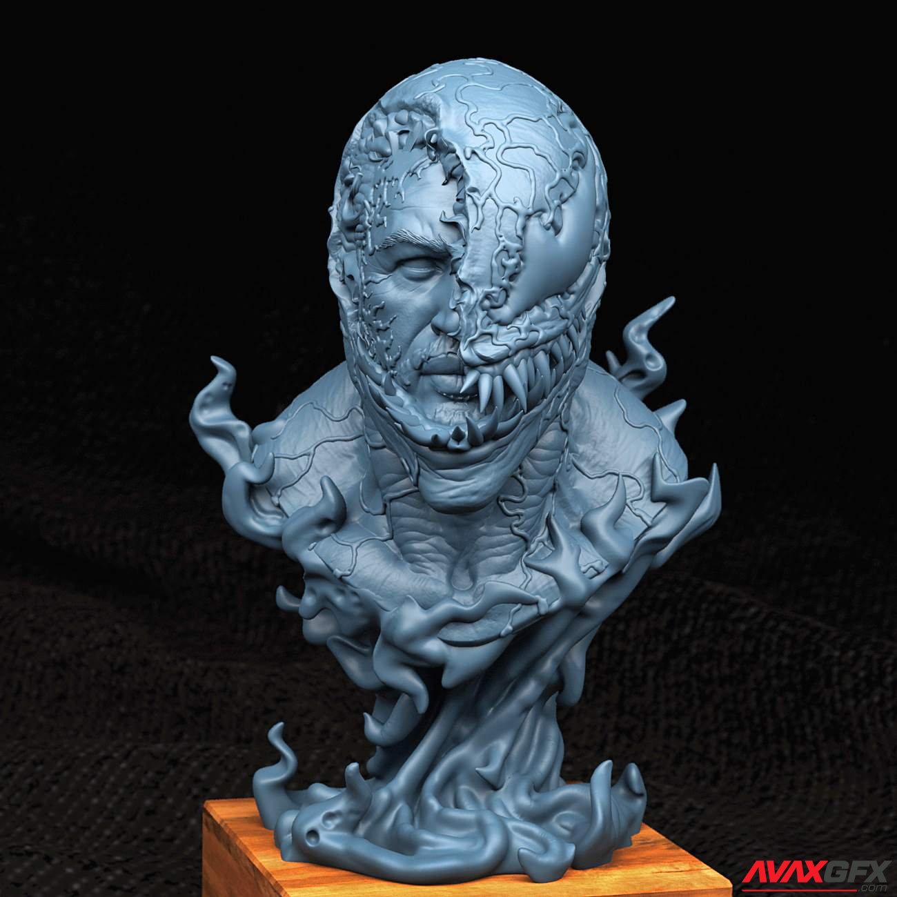 Venom Bust Marvel 3D Printable STL