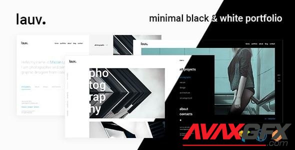 ThemeForest - Lauv v1.1.4 - Trendy Portfolio WordPress - 22031220