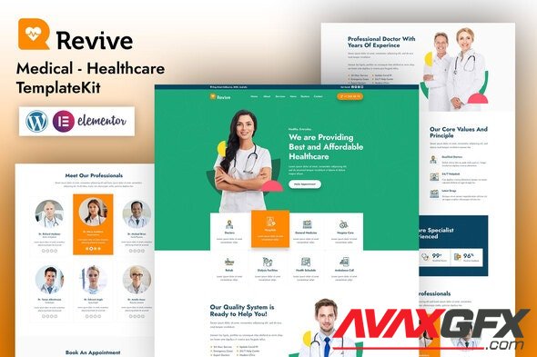 ThemeForest - Revive v1.0.3 - Medical Elementor Template Kit - 35144730