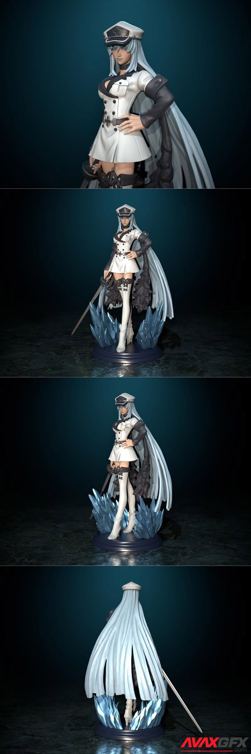 Esdeath 3D Printable STL