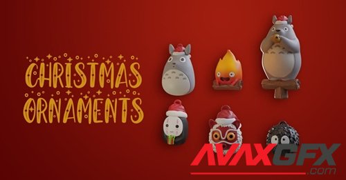 Christmas ornaments – 3D Printable STL