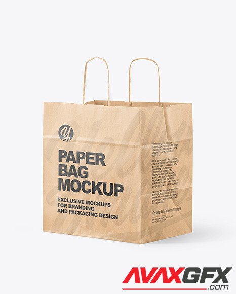 Kraft Paper Bag Mockup 87854