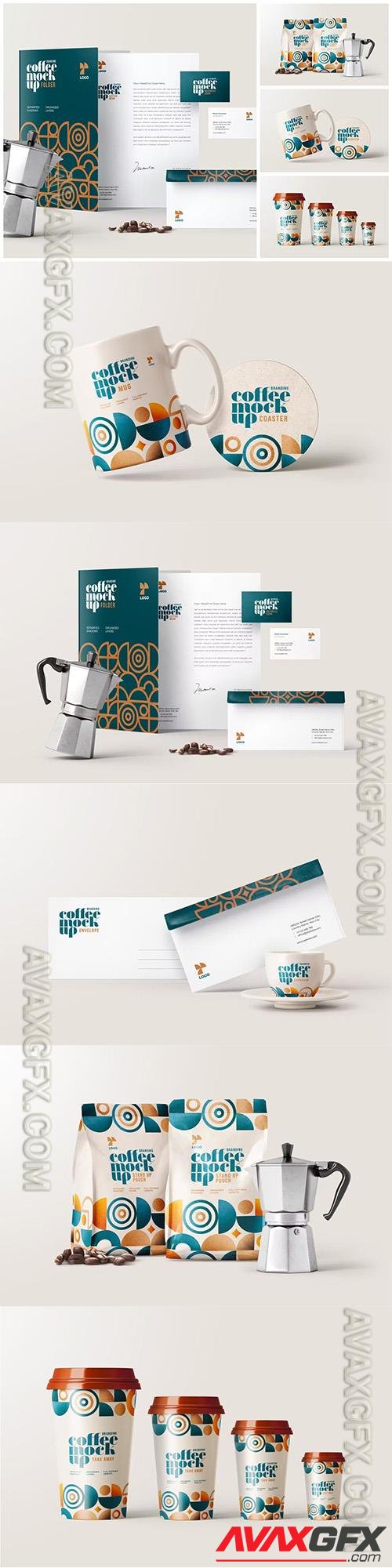 Coffee Branding Mockup Set SPU2V4U