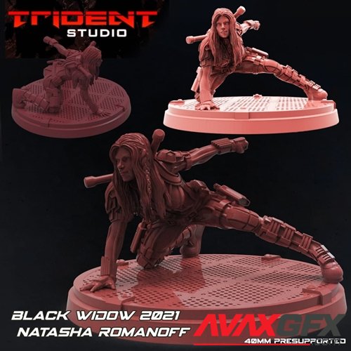 Black Widow Pose B – 3D Printable STL