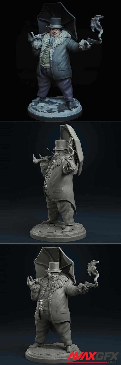 Penguin from Batman – 3D Printable STL