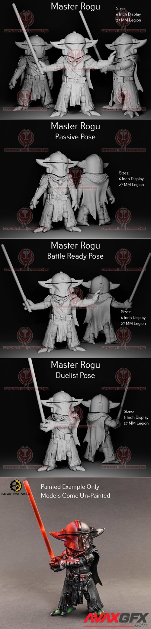 Master Rogu Legion Scale Only – 3D Printable STL