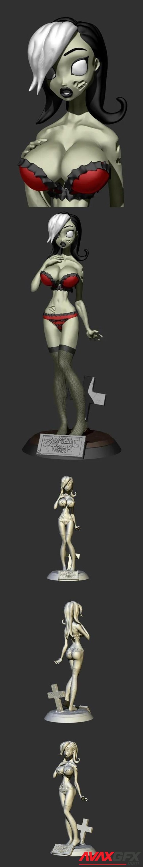 Zombie Tramp – 3D Printable STL