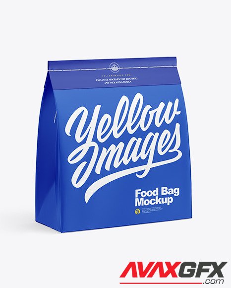 Matte Food Bag Mockup 88455