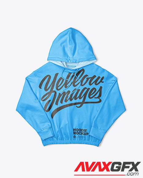 Hoodie Mockup – Top View 89106