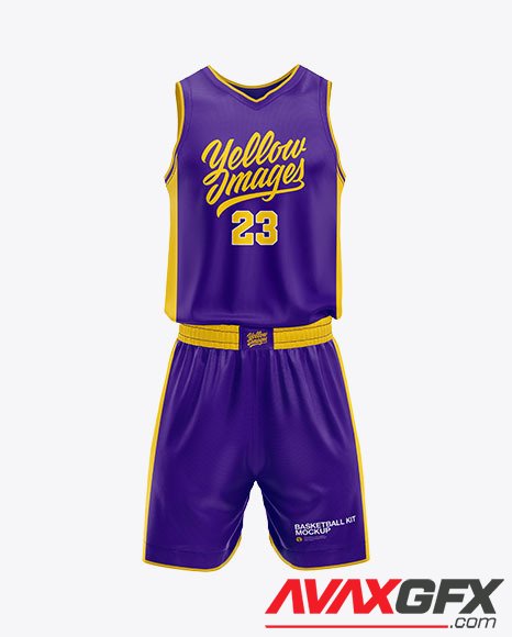 Basketball Kit Mockup - Front View 88699