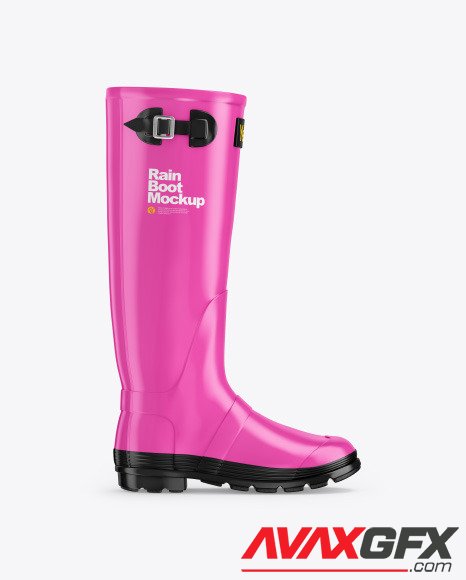 Matte Rain Boot Mockup 88633