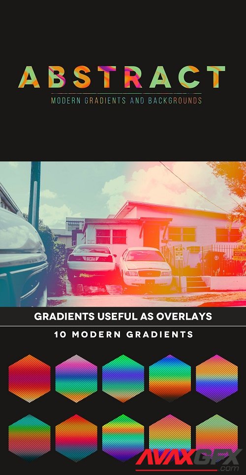 Modern Gradients & Backgrounds Pack - 4059610