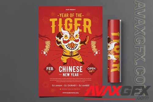 Chinese New Year Flyer ZCJV2UJ