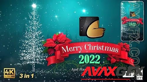 4K Fantastic Christmas Logo Opening 34591311 (VideoHive)