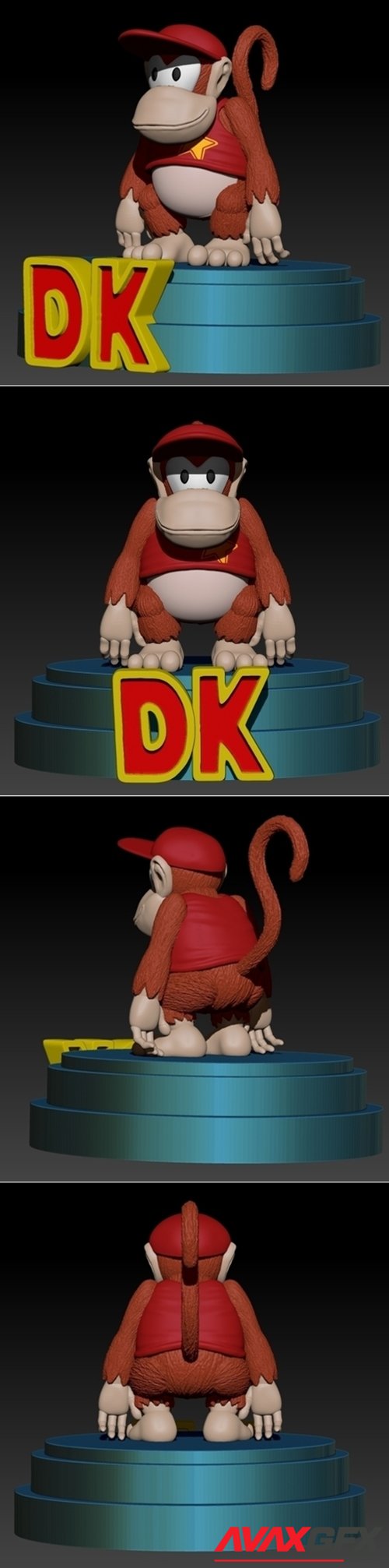 Diddy kong – 3D Printable STL