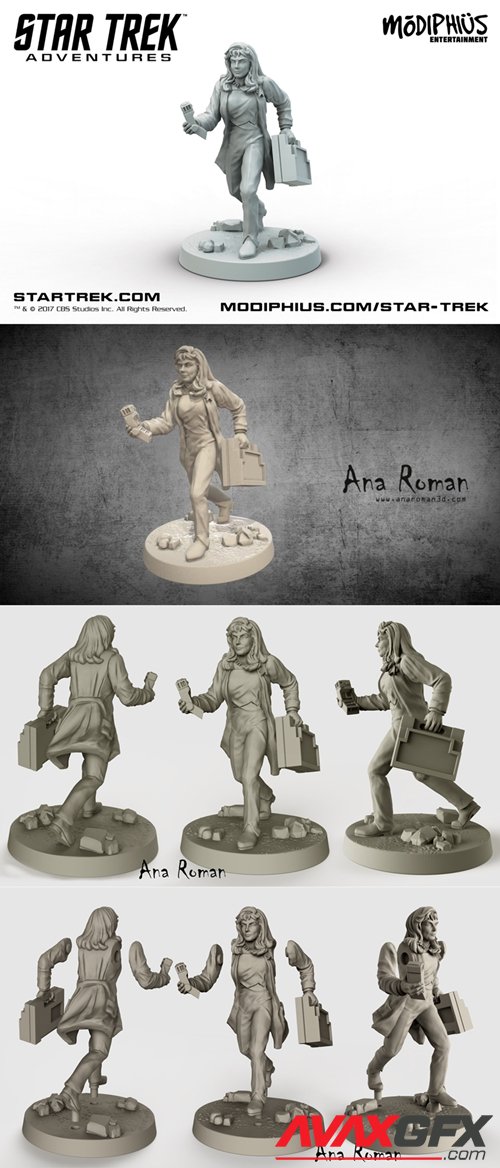 Beverly Crusher - Star Trek Adventures – 3D Printable STL