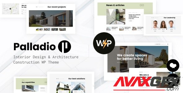 ThemeForest - Palladio v1.1.5 - Interior Design & Architecture Construction WordPress Theme - 20830679