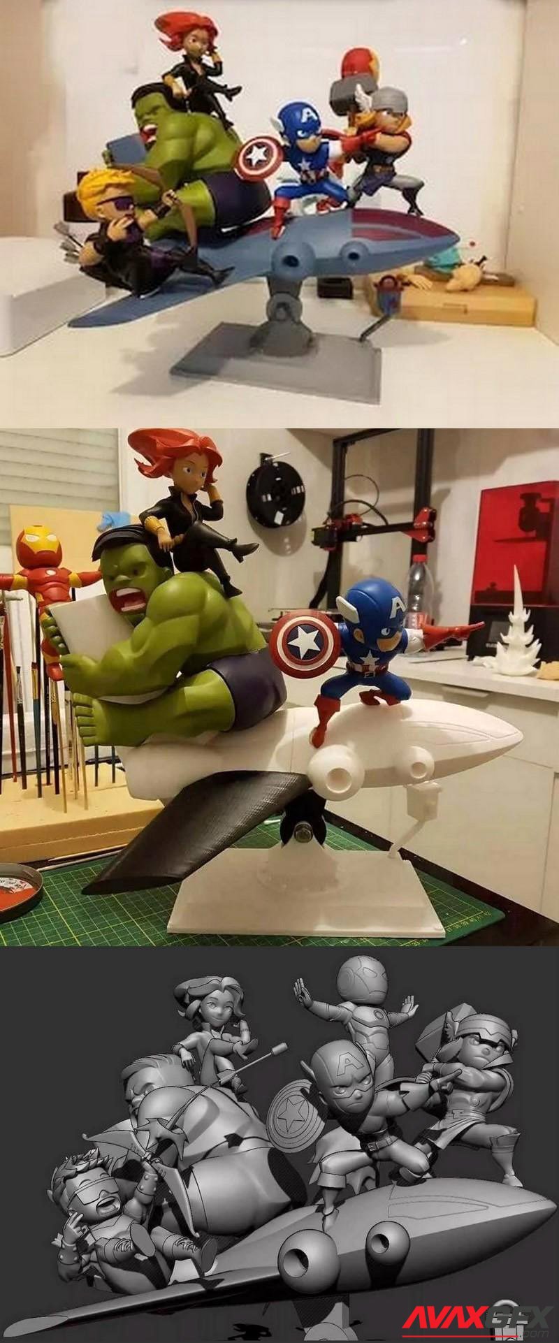 Avenger Assemble 3D Printable STL