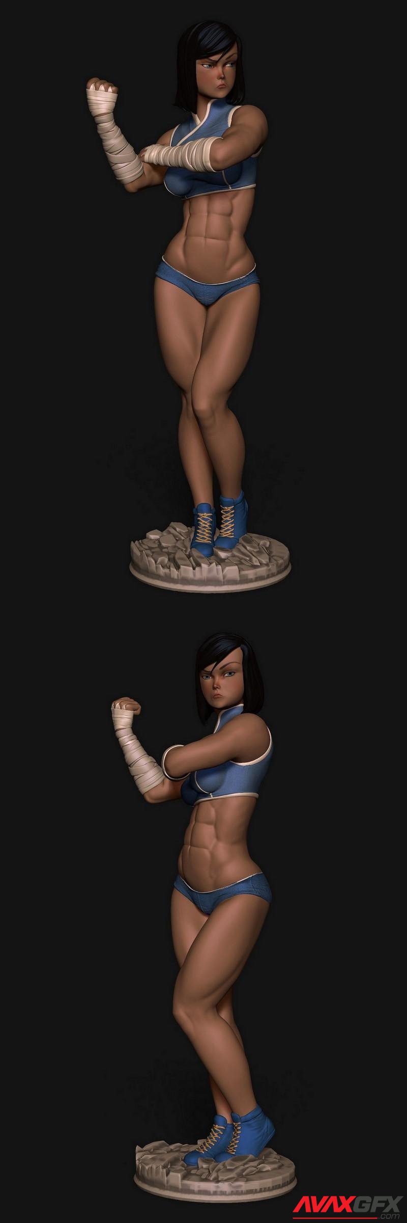 Korra from Last Airbender 3D Printable STL