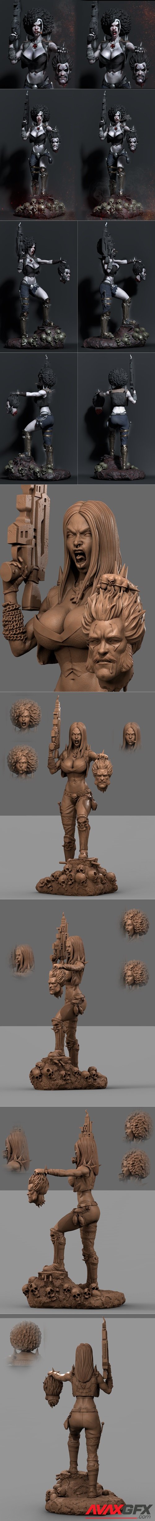 Lady lobo – 3D Printable STL