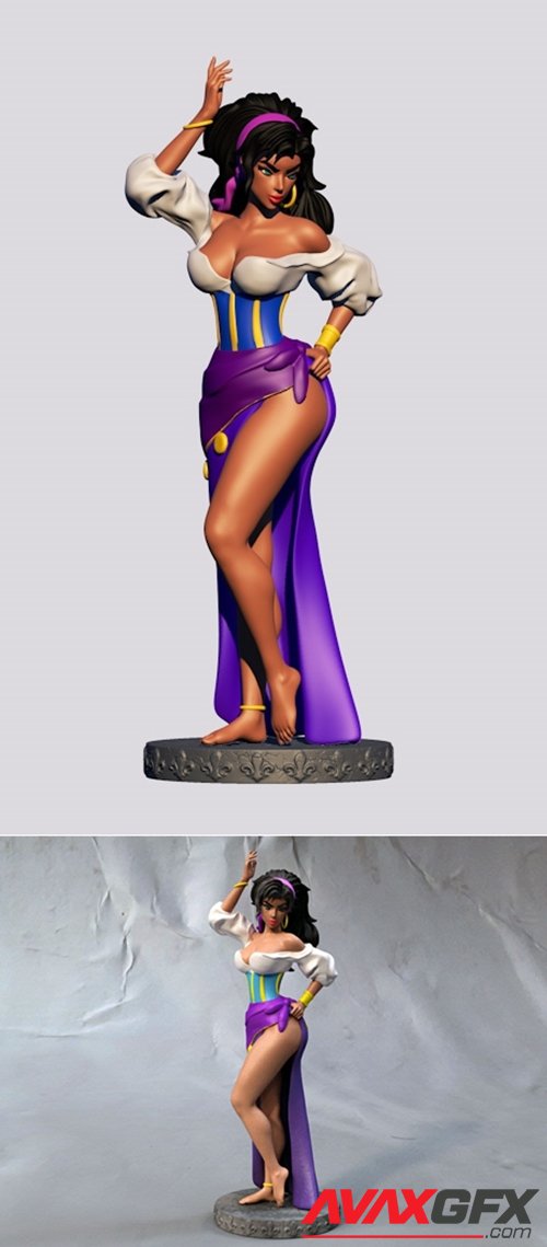 Esmeralda – 3D Printable STL