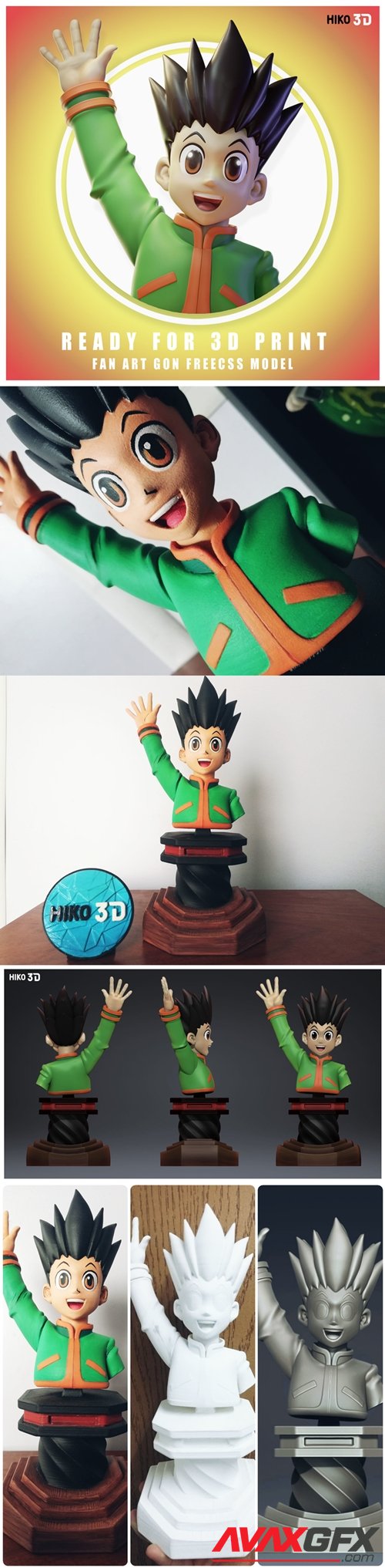 Gon Freecss - Hunter x Hunter – 3D Printable STL