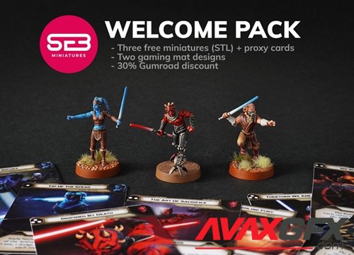Seb Miniatures - Welcome Pack – 3D Printable STL
