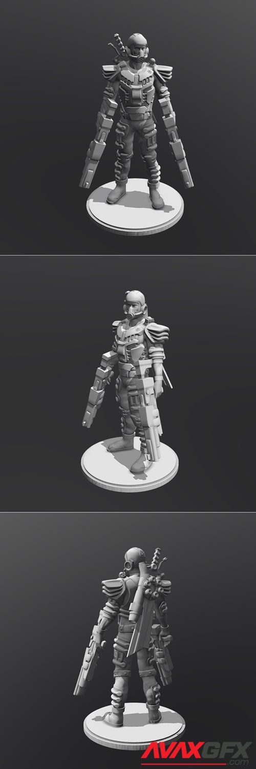 Captain MK2 – 3D Printable STL