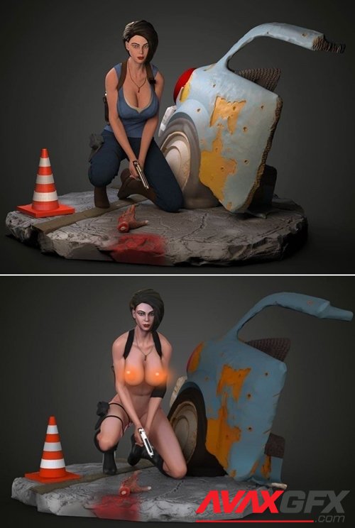 Jill Valentine – 3D Printable STL