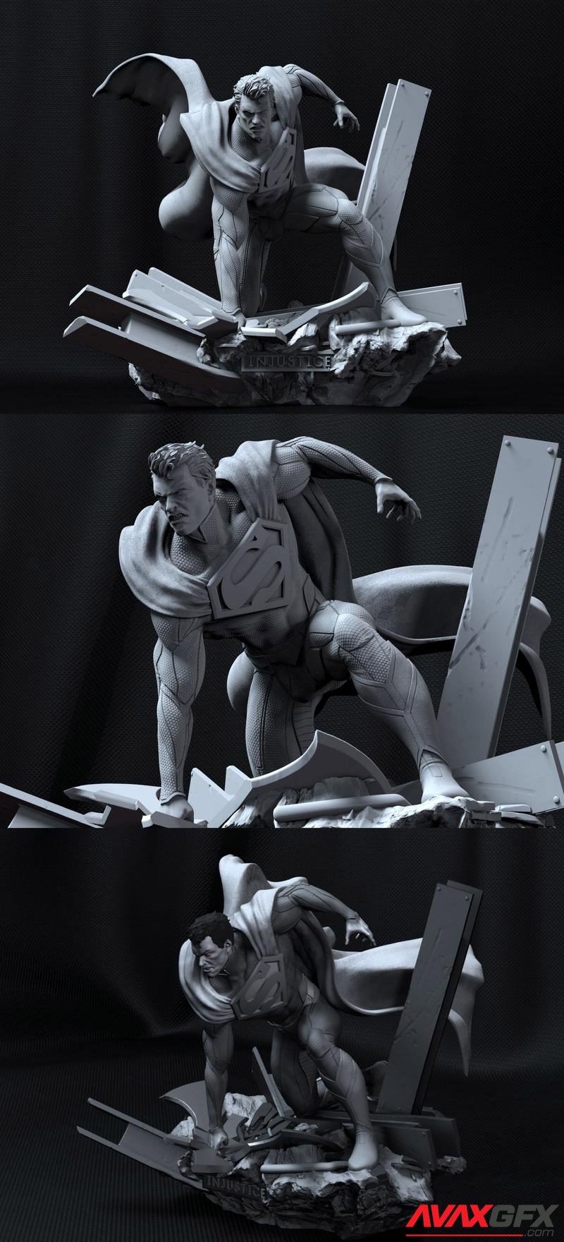 Superman Injustice 3D Printable STL