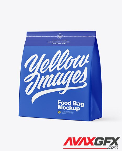 Matte Food Bag Mockup 88444