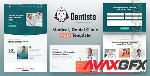 Dentisto | Dentist & Medical PSD Template 34207935