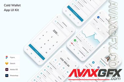 Cold Wallet App UI Kit CAMTD27