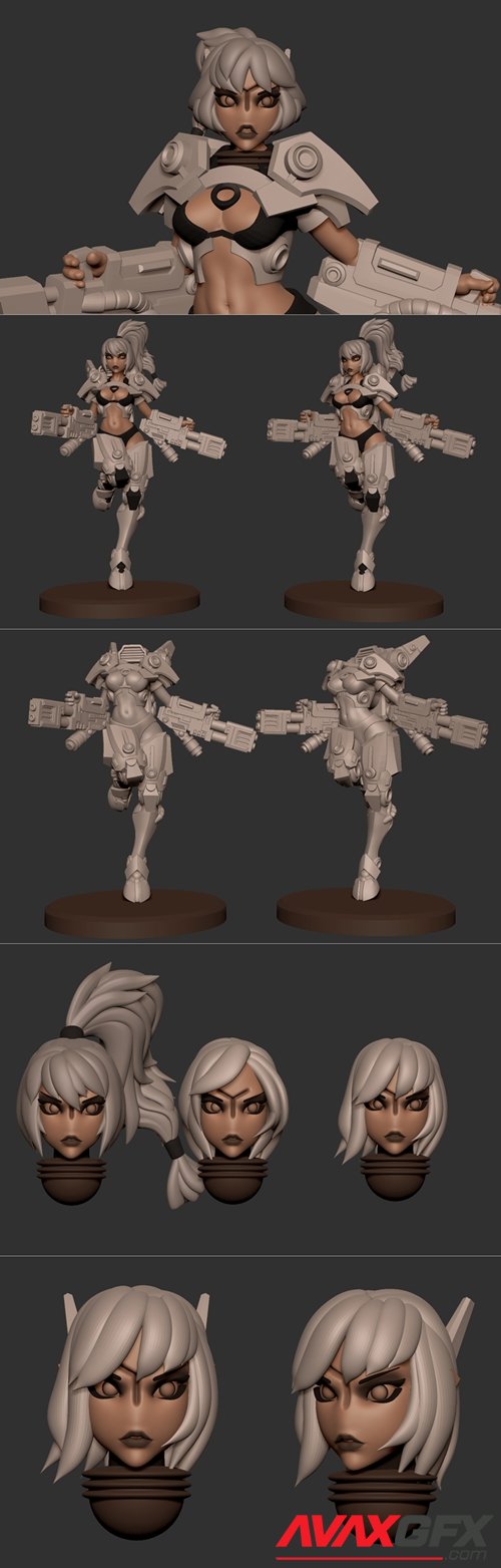 Female Tau – 3D Printable STL