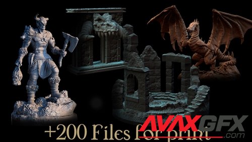 Vikings, Dwarves & Ruins – 3D Printable STL