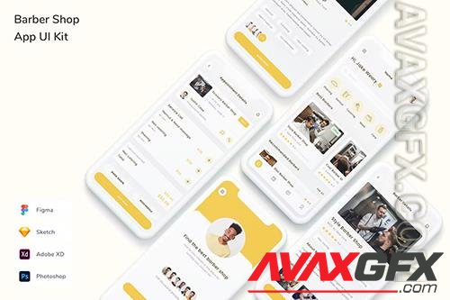 Barber Shop App UI Kit XGAYLQF