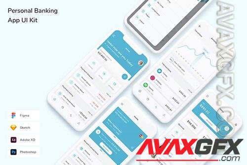 Personal Banking App UI Kit 4SNCDRQ