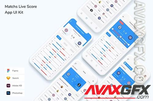 Matchs Live Score App UI Kit FWJHJWX