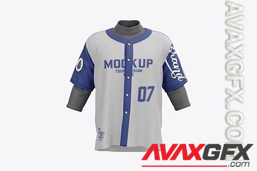 Men's Baseball T-shirt Mockup Z8W8L3W
