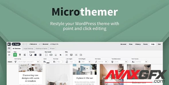 MicroThemer v7.0.8.1 - WordPress CSS Editor - NULLED