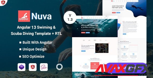 ThemeForest - Nuva v1.3 - Angular 13 Diving & Swimming School Template - 28292246