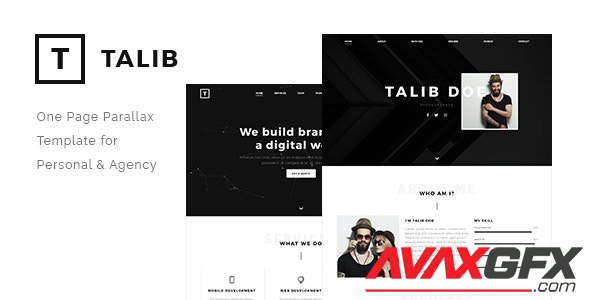 ThemeForest - Talib v1.0 - One Page Parallax Template for Personal & Agency - 21852868